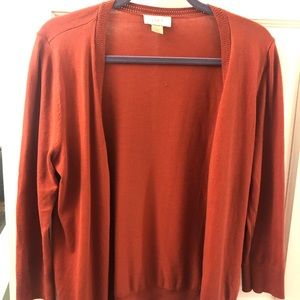 Beautiful rust/burnt orange cardigan